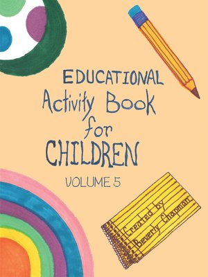 cover image of Educational Activity Book for Children Volume 5